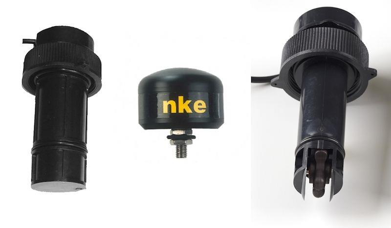 nke Marine Electronics: Depth Sensor, Fluxgate Compass, and Paddle Wheel Speed Sensor - photo © nke