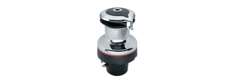 Uni-Power single-speed self-tailing electric winch - photo © Harken