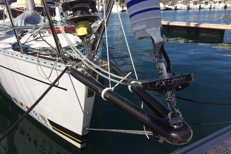 Trogear Bowsprit installation - photo © upffront.com