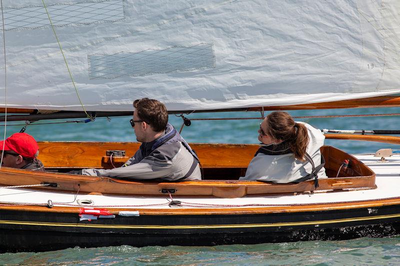 Victory fleet on day 7 of Cowes Week photo copyright Martin Augustus / www.sailingimages.co.uk taken at Cowes Combined Clubs and featuring the Victory class