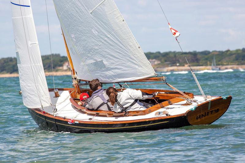 Victory fleet on day 7 of Cowes Week photo copyright Martin Augustus / www.sailingimages.co.uk taken at Cowes Combined Clubs and featuring the Victory class