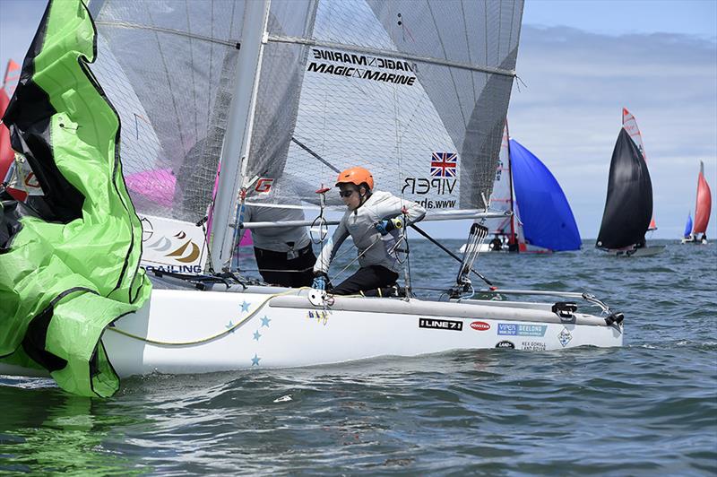 Vipers at Sailing World Cup Melbourne photo copyright Jeff Crow / Sport the Library taken at  and featuring the Viper class