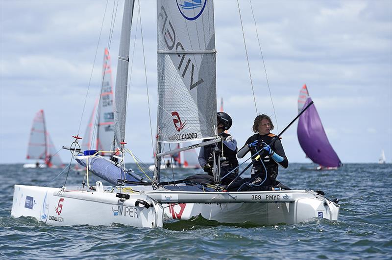 Vipers at Sailing World Cup Melbourne photo copyright Jeff Crow / Sport the Library taken at  and featuring the Viper class