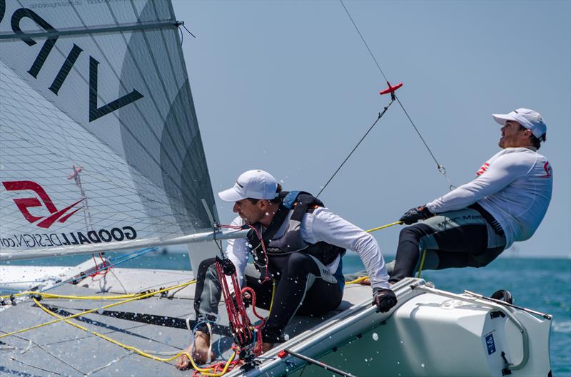 Dan & Nathan Van Kerckhofs on day 2 of the Viper Worlds at Geelong photo copyright Tiff Rietman taken at Royal Geelong Yacht Club and featuring the Viper class