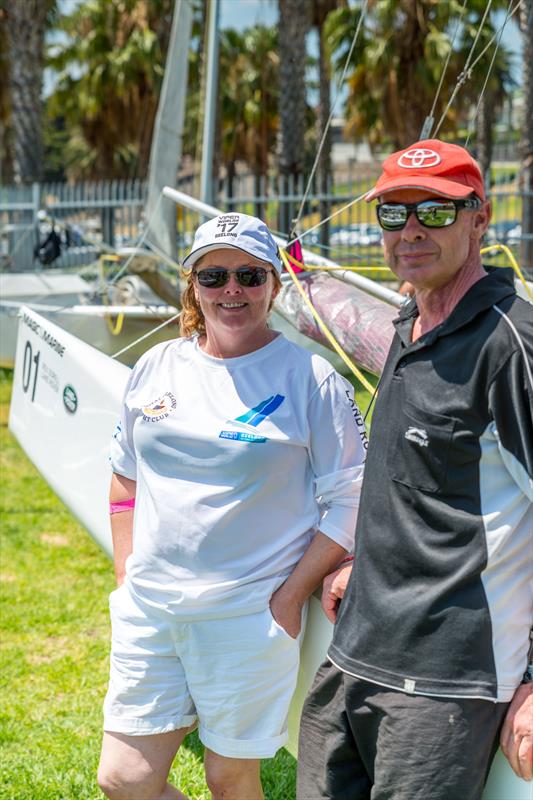 Bridget McCartan and Ross Bennett during the Viper Worlds at Geelong photo copyright LaFoto taken at Royal Geelong Yacht Club and featuring the Viper class