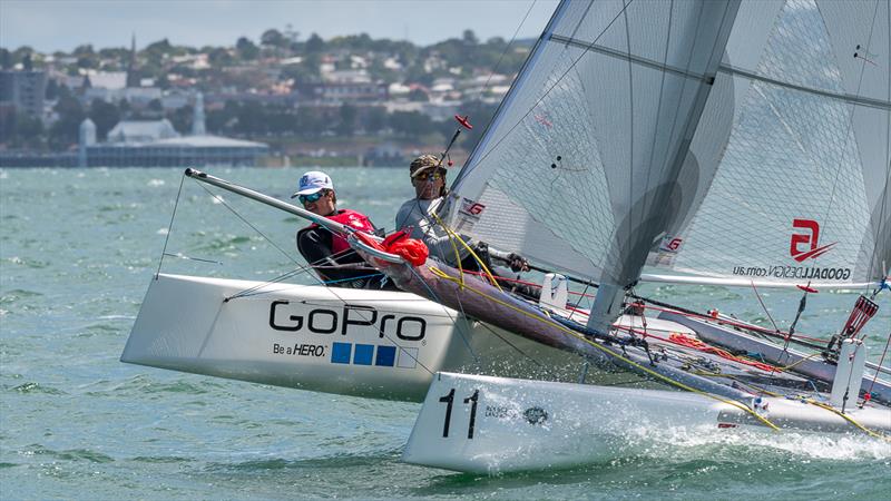 Kym and Tom Luitjes on The Wild Toy during the Viper Worlds at Geelong photo copyright LaFoto taken at Royal Geelong Yacht Club and featuring the Viper class