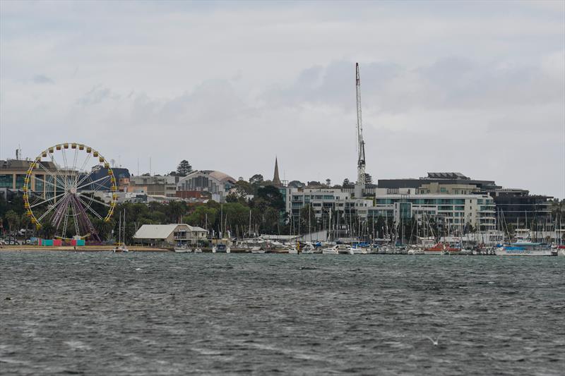 Plenty of breeze on Corio Bay during the Viper Worlds at Geelong photo copyright LaFoto taken at Royal Geelong Yacht Club and featuring the Viper class