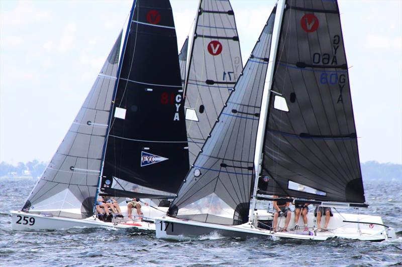 Racecourse action at the Candler Regatta - photo © Image courtesy of the Candler Regatta