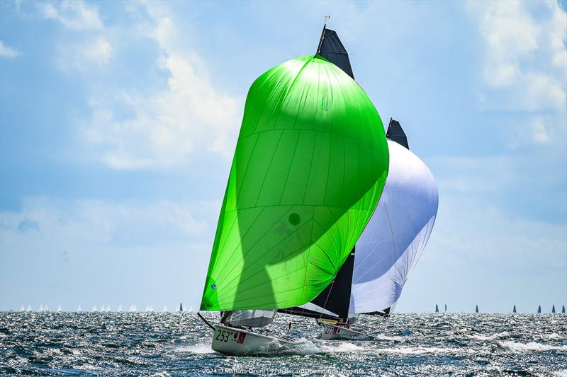 Viper 640 racing on Biscayne Bay as the Bacardi Invitational Regatta fleet joins the 97th Bacardi Cup - photo © Martina Orsini