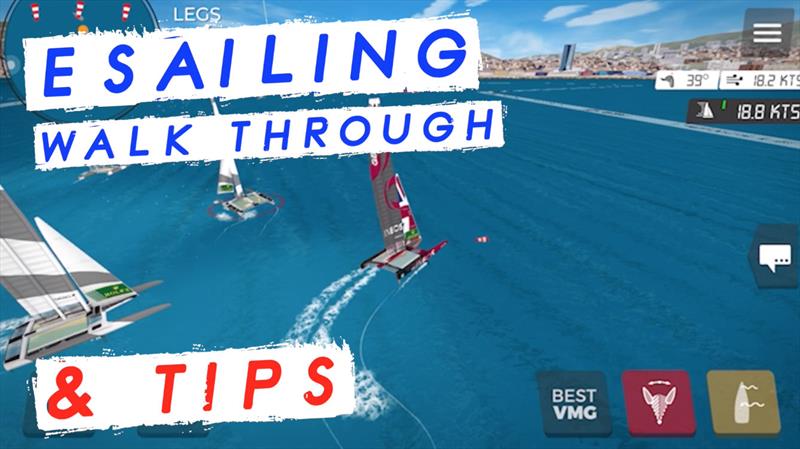 eSailing Walk-Through & Tips photo copyright James Eaves taken at Royal Yachting Association and featuring the Virtual Regatta class