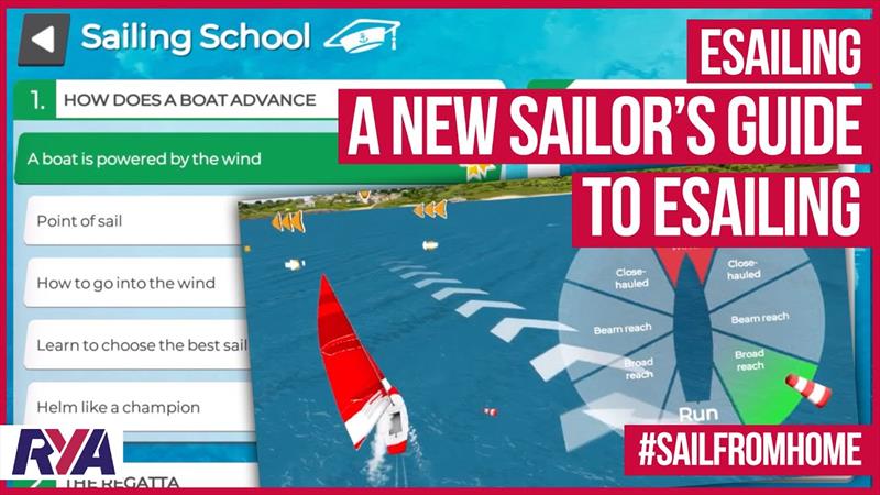 A New Sailor's Guide to eSailing photo copyright Tom Chamberlain, RYA taken at Royal Yachting Association and featuring the Virtual Regatta class