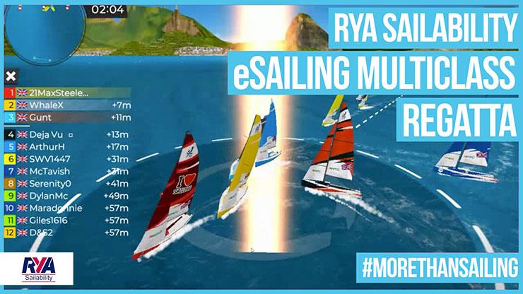 RYA Sailability eSailing Multiclass Regatta photo copyright Susie Nation-Grainger taken at Royal Yachting Association and featuring the Virtual Regatta class