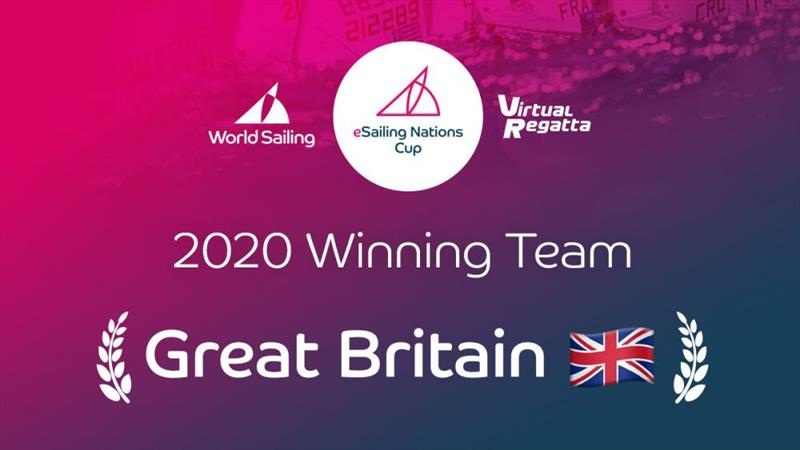 Great Britain crowned eSailing Nations Cup champions photo copyright World Sailing taken at  and featuring the Virtual Regatta class