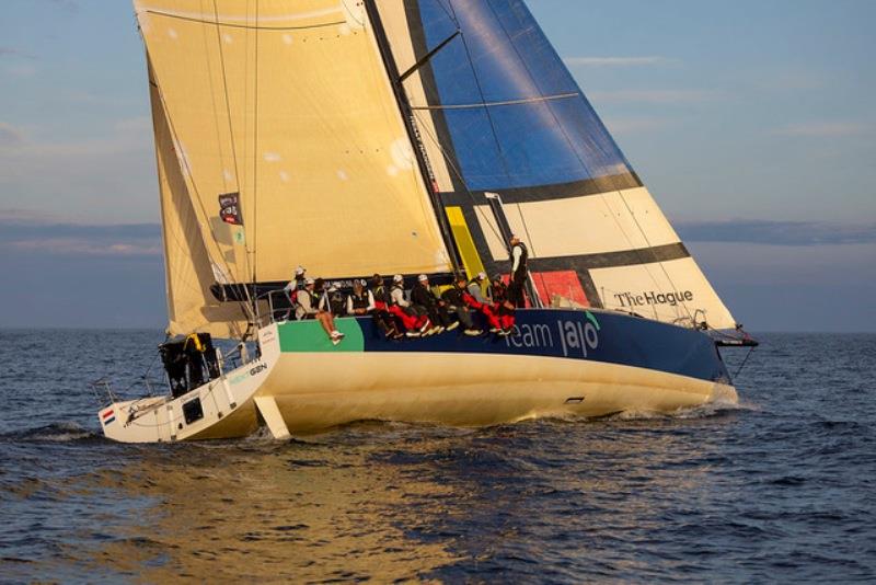 Team JAJO claims Gotland Runt monohull Line Honours photo copyright Daniel Stenholm taken at  and featuring the Volvo One-Design class
