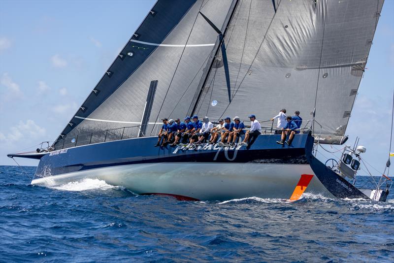 Pyewacket 70 - 2023 Les Voiles de St Barth Richard Mille - Leeward Islands, April 17, 2023 photo copyright Sharon Green / ultimatesailing.com taken at Saint Barth Yacht Club and featuring the Volvo 70 class