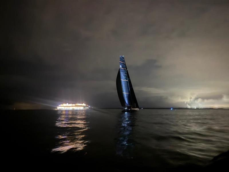 Pace crossed the Royal Yacht Squadron finish line in Cowes at 04:17:31 BST on Sunday 16 August - photo © Craig Nutter