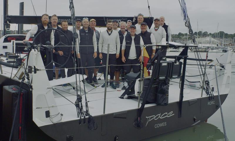 Team Pace shortly after completing the RORC Round Britain and Ireland Race in Cowes after 6 days 14 hours at sea - photo © Corinna Haines / Haines Films
