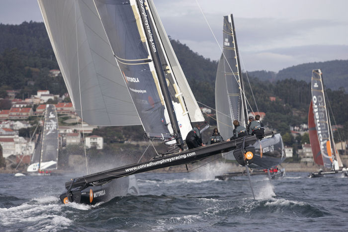 Team Basilica had a flying start after day one of the Volvo Extreme 40 Grand Prix Series at Rio de Janeiro photo copyright Volvo Extreme 40 class taken at  and featuring the  class