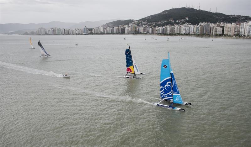 Oman's The Wave, Muscat on day 3 of Extreme Sailing Series Florianopolis - photo © Vincent Curutchet / Dark Frame / Lloyd Images