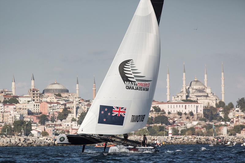 Emirates Team New Zealand on day 1 of Act 6, Istanbul - photo © Lloyd Images