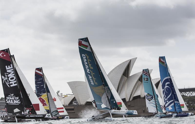 Day 3 of Extreme Sailing Series™ Act 8, Sydney photo copyright Lloyd Images taken at  and featuring the Extreme 40 class