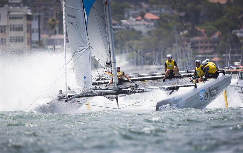 Day 4 of Extreme Sailing Series™ Act 8, Sydney photo copyright Lloyd Images taken at  and featuring the Extreme 40 class