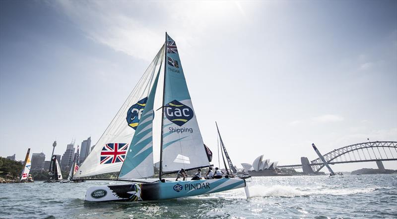 Day 4 of Extreme Sailing Series™ Act 8, Sydney photo copyright Lloyd Images taken at  and featuring the Extreme 40 class