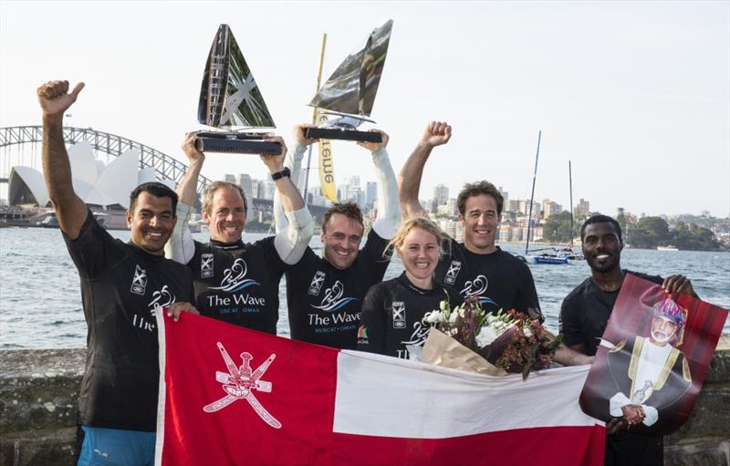 The Wave, Muscat crowned Extreme Sailing Series champions after record fifth event win in Sydney photo copyright Lloyd Images taken at  and featuring the Extreme 40 class