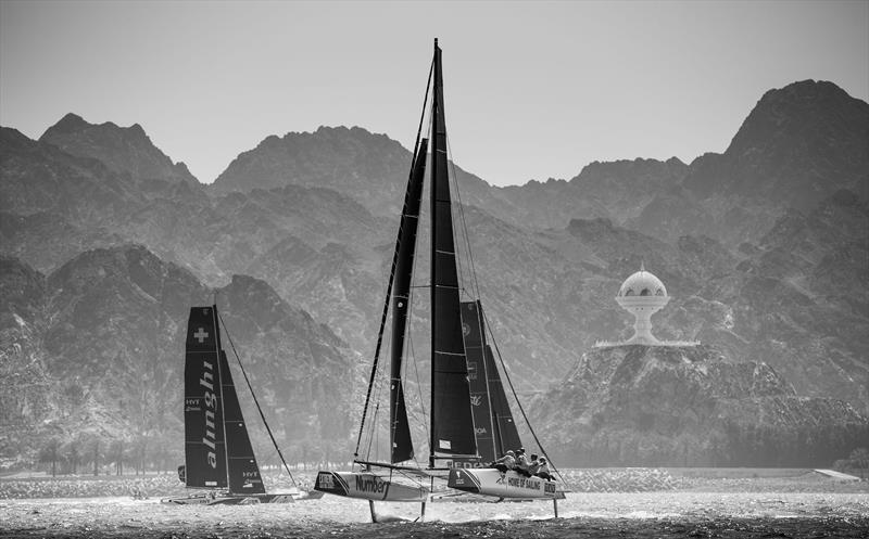 Team Turx on day 1 at Extreme Sailing Series™ Act 1, Muscat photo copyright Lloyd Images taken at Oman Sail and featuring the Extreme 40 class