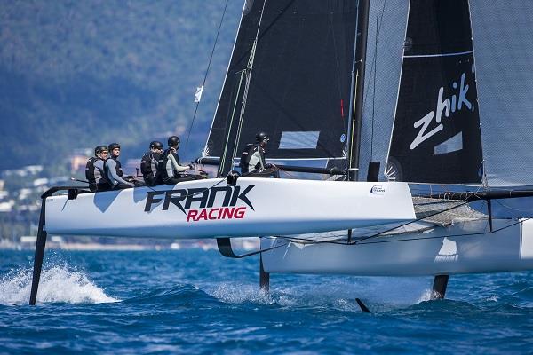 Frank Racing at Airlie Beach Race Week 2016 photo copyright Andrea Francolini taken at Whitsunday Sailing Club and featuring the Extreme 40 class