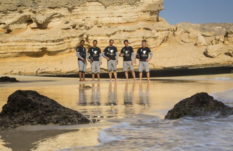 Oman Air team skippered by Morgan Larson with team mates Pete Greenhalgh, Ed Smyth, Nasser Al Mashari and James Wierzbowski photo copyright Lloyd Images taken at  and featuring the Extreme 40 class