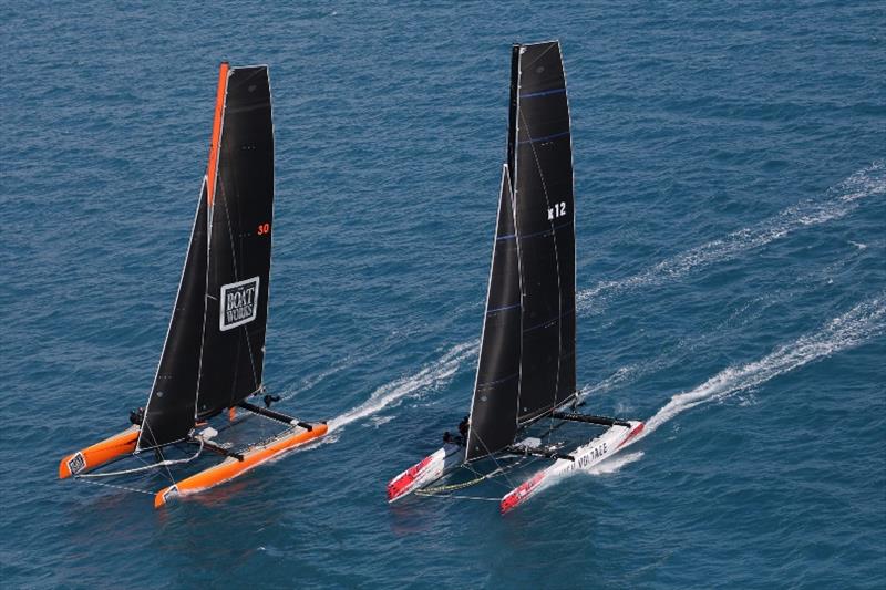 The Boat Works and High Voltage - 2019 Airlie Beach Race Week photo copyright Shirley Wodson / ABRW taken at Whitsunday Sailing Club and featuring the Extreme 40 class