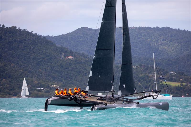 Angus won the battle of the Extreme 40s - Airlie Beach Race Week photo copyright Shirley Wodson taken at Whitsunday Sailing Club and featuring the Extreme 40 class