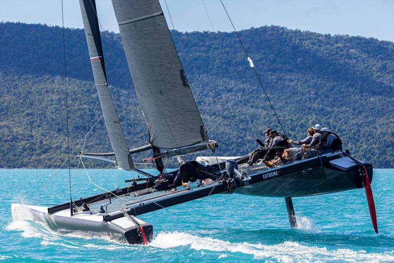 Paul Mitchell's Ullman Sails was second today - Islands Distillery Airlie Beach Race Week photo copyright Andrea Francolini / ABRW taken at Whitsunday Sailing Club and featuring the Extreme 40 class