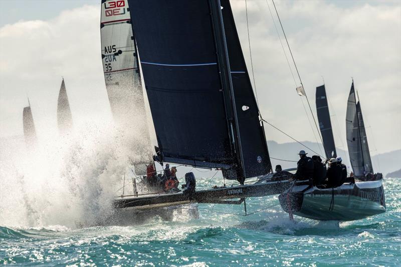 Multihull magic during Airlie Beach Race Week photo copyright Andrea Francolini / ABRW taken at Whitsunday Sailing Club and featuring the Extreme 40 class