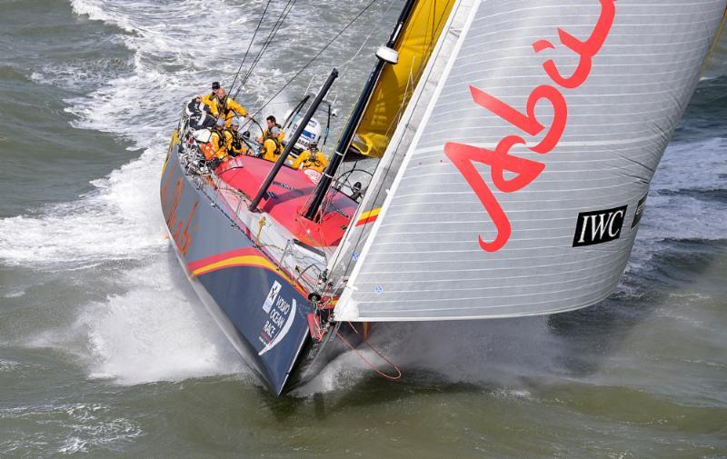 Abu Dhabi Ocean Racing's Azzam in the Sevenstar Round Britain and Ireland Race - photo © Rick Tomlinson / RORC