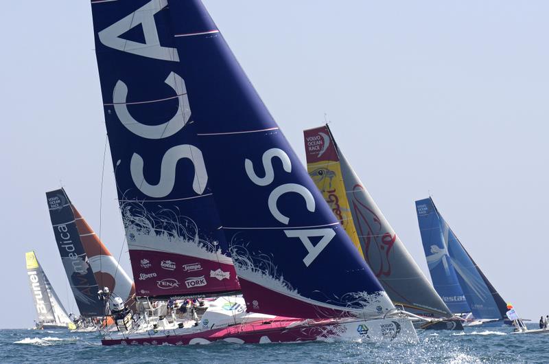 Volvo Ocean Race Alicante in-port race - photo © Rick Tomlinson / Team SCA