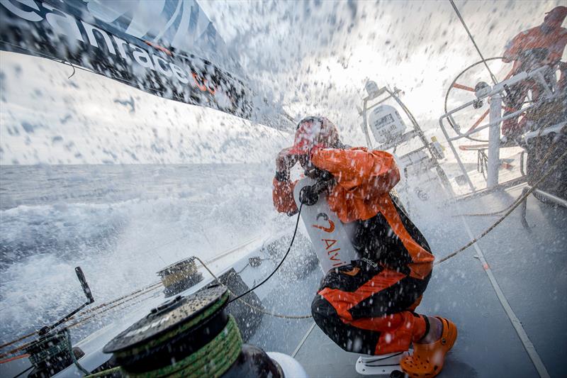 Onboard Team Alvimedica during Volvo Ocean Race leg 2 photo copyright Amory Ross / Team Alvimedica / Volvo Ocean Race taken at  and featuring the Volvo One-Design class