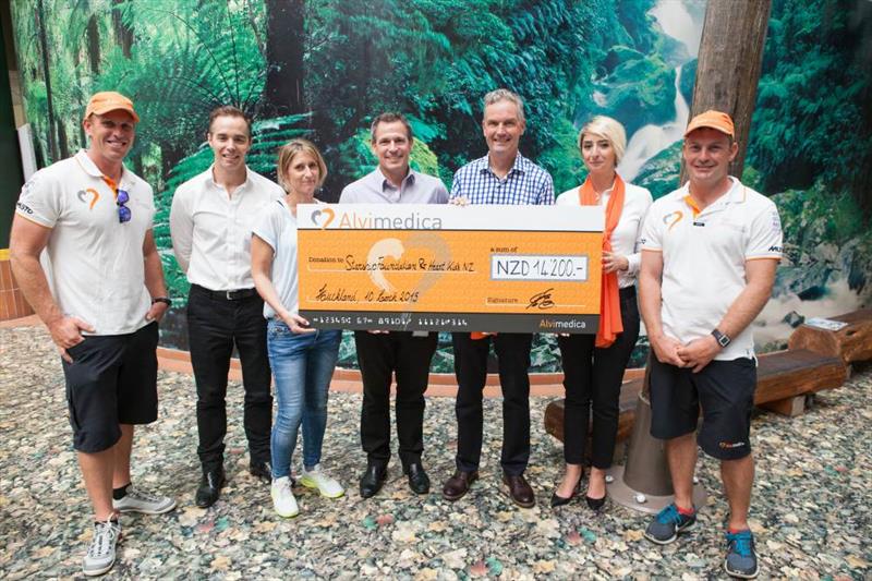 New Zealand Crew Visit Paediatric Heart Unit in Auckland - photo © IVOR WILKINS