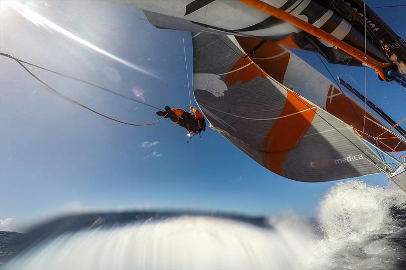 Strong winds in the South Pacific during Volvo Ocean Race Leg 5 photo copyright Amory Ross / Team Alvimedica / Volvo Ocean Race taken at  and featuring the Volvo One-Design class