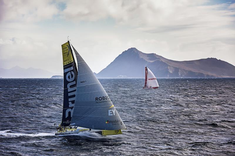 Round Cape Horn during Volvo Ocean Race Leg 5 photo copyright Rick Tomlinson / Volvo Ocean Race taken at  and featuring the Volvo One-Design class