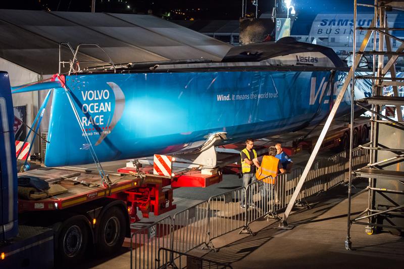 Team Vestas Wind arrives in Lisbon - photo © Ricardo Pinto / Volvo Ocean Race