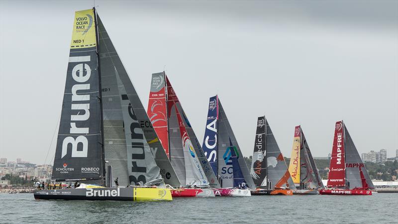 Volvo Ocean Race Race 8 starts from Lisbon photo copyright Ian Roman / Volvo Ocean Race taken at  and featuring the Volvo One-Design class