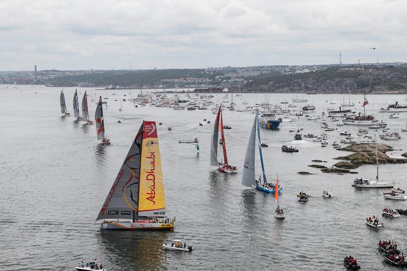 Volvo Ocean Race final In-Port race in Gothenburg photo copyright Ainhoa Sanchez / Volvo Ocean Rac taken at  and featuring the Volvo One-Design class