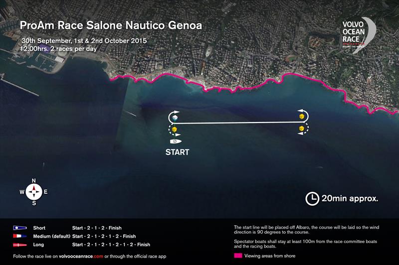 Team SCA and Team Vestas Wind will go head-to-head in Genoa - photo © VOR