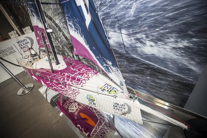 The model of Team SCA made entirely of 100,000 LEGO® pieces - photo © Ainhoa Sanchez / Volvo Ocean Race