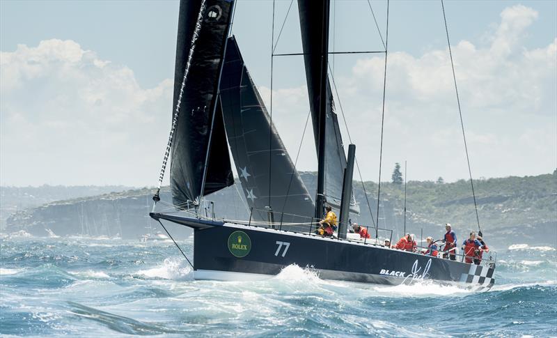 Black Jack during the Rolex Sydney Hobart Yacht Race - photo © Rolex / Kurt Arrigo 