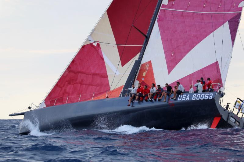 Stephen Murray Jr.'s Volvo 70, Warrior takes line honours in the Antigua Bermuda Race photo copyright Tom Clarke taken at Royal Bermuda Yacht Club and featuring the Volvo 70 class