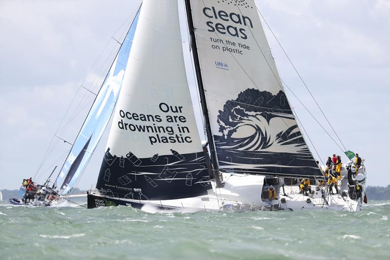 The Volvo Ocean Race fleet start the Rolex Fastnet Race - photo © Ainhoa Sanchez / Volvo Ocean Race