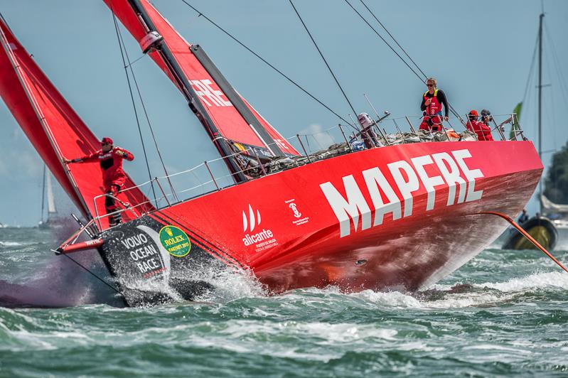 Rolex Fastnet Race start photo copyright Sam Kurtul / www.worldofthelens.co.uk taken at Royal Ocean Racing Club and featuring the Volvo One-Design class